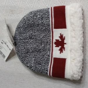 Kid's Maple Leaf Beanie Hat